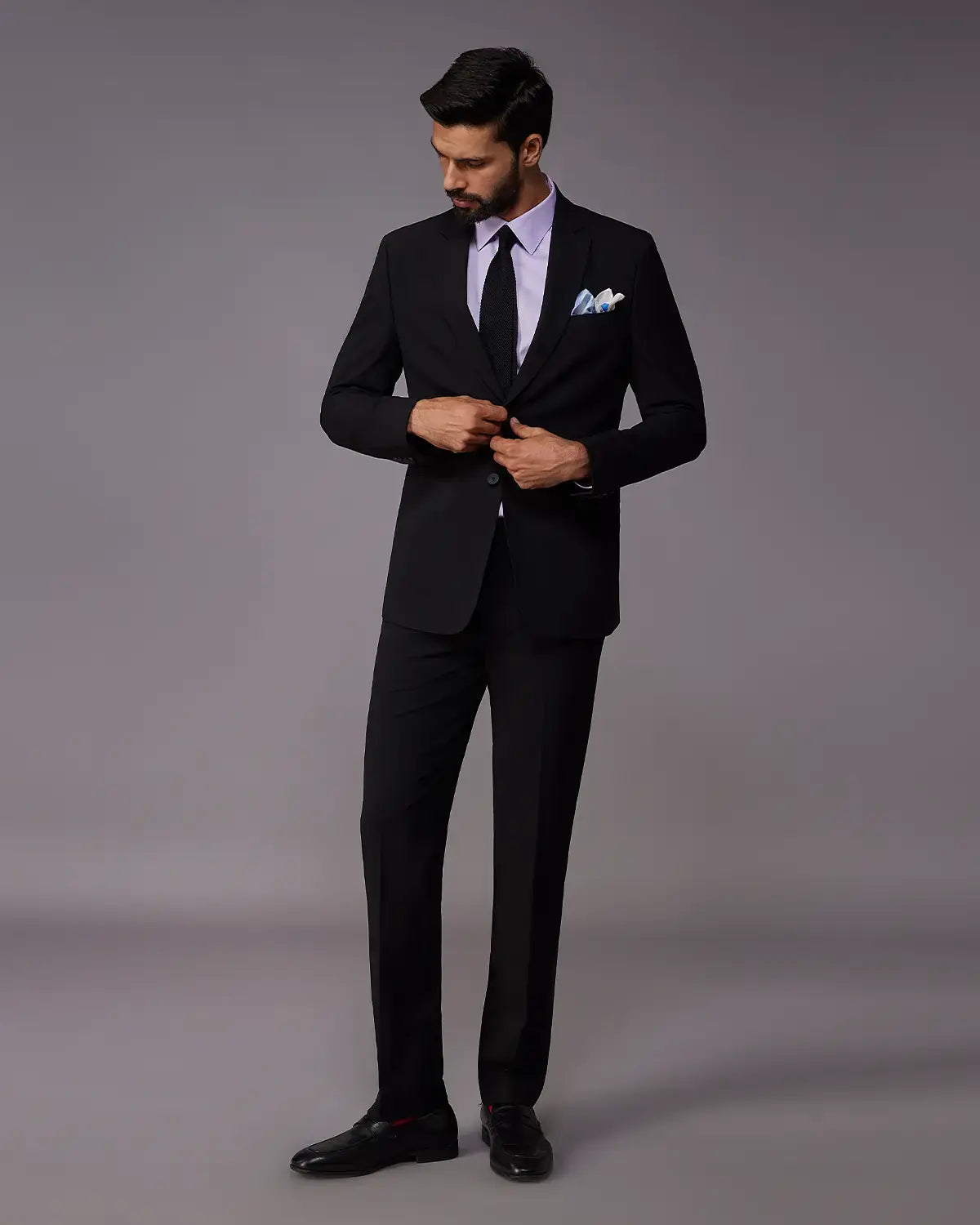 The Flux 4-Way Stretch Suit - Black