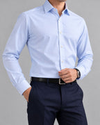 Light Blue Giza Cotton Formal Shirt