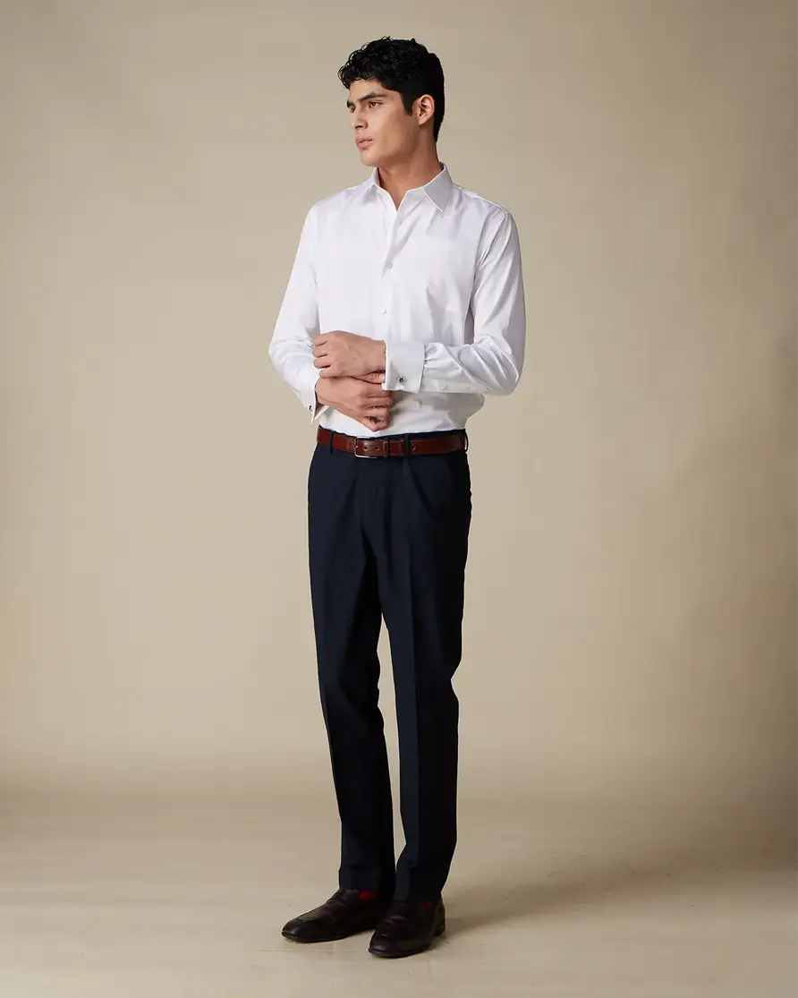 Marcello Stretch Pants - Navy